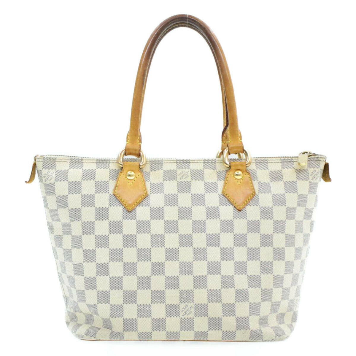 LOUIS VUITTON Damier Azur Saleya PM Hand Bag N51186