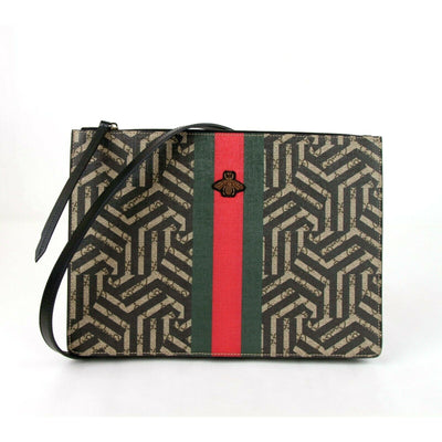 Gucci Beige/Ebony Supreme GG Canvas Messenger Bag with Web Detail