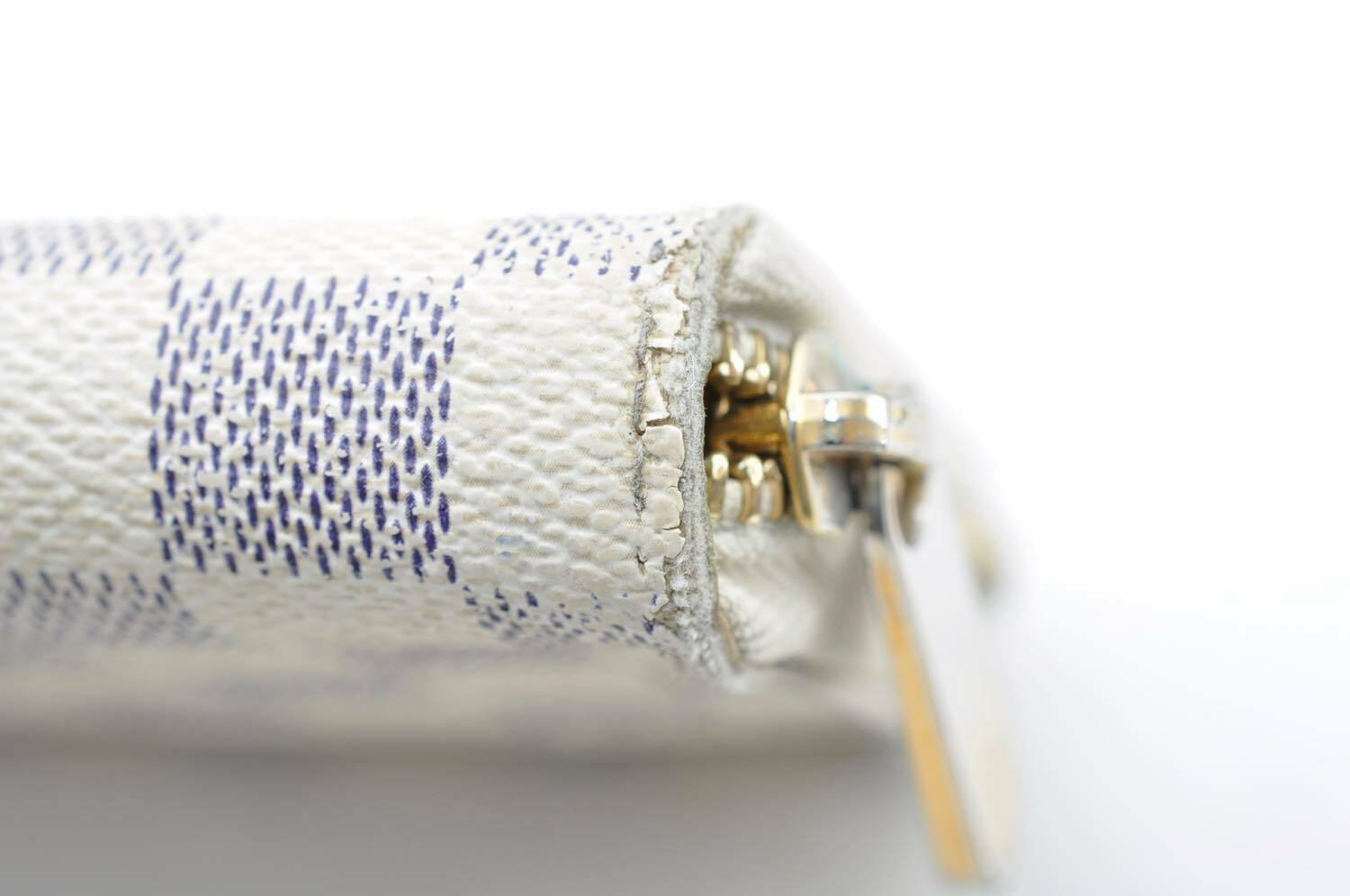 LOUIS VUITTON Damier Azur Zippy Organizer Wallet N60012