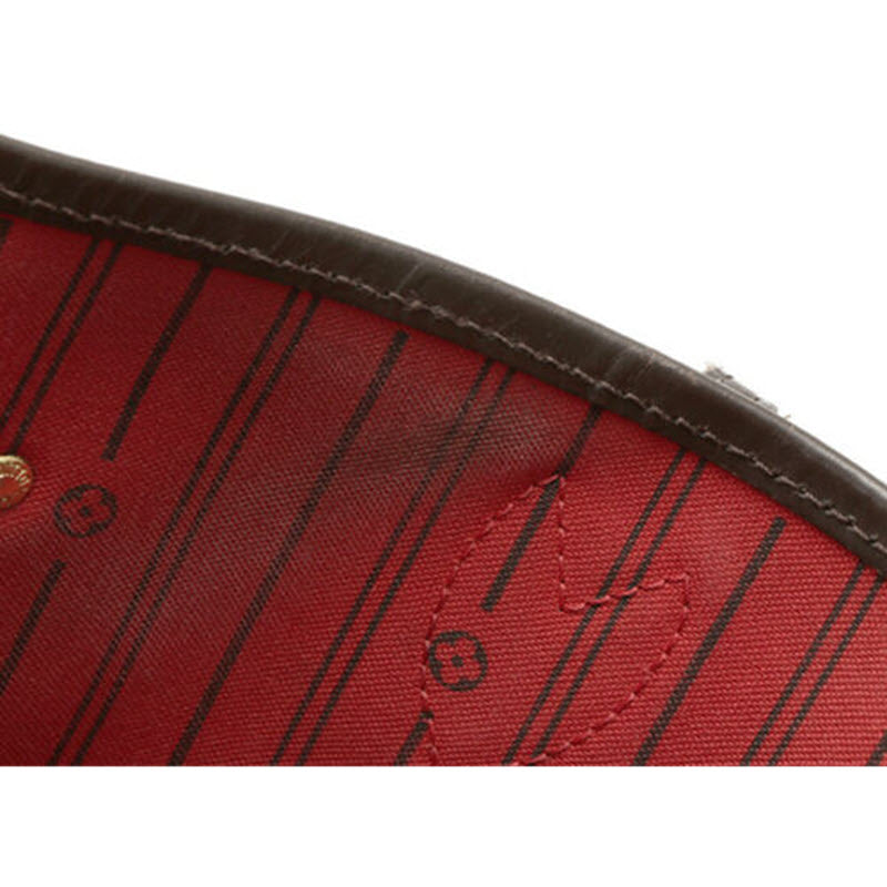 Louis Vuitton Neverfull Damier Ebene Mm Brown Canvas Tote