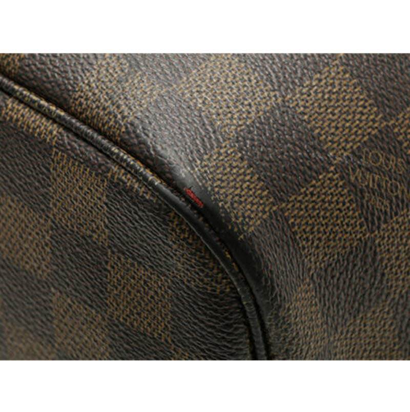 Louis Vuitton Neverfull Damier Ebene Mm Brown Canvas Tote