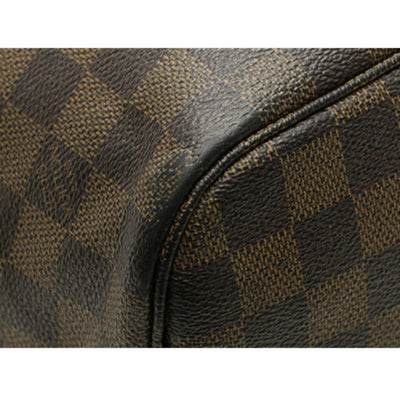 Louis Vuitton Neverfull Damier Ebene Mm Brown Canvas Tote