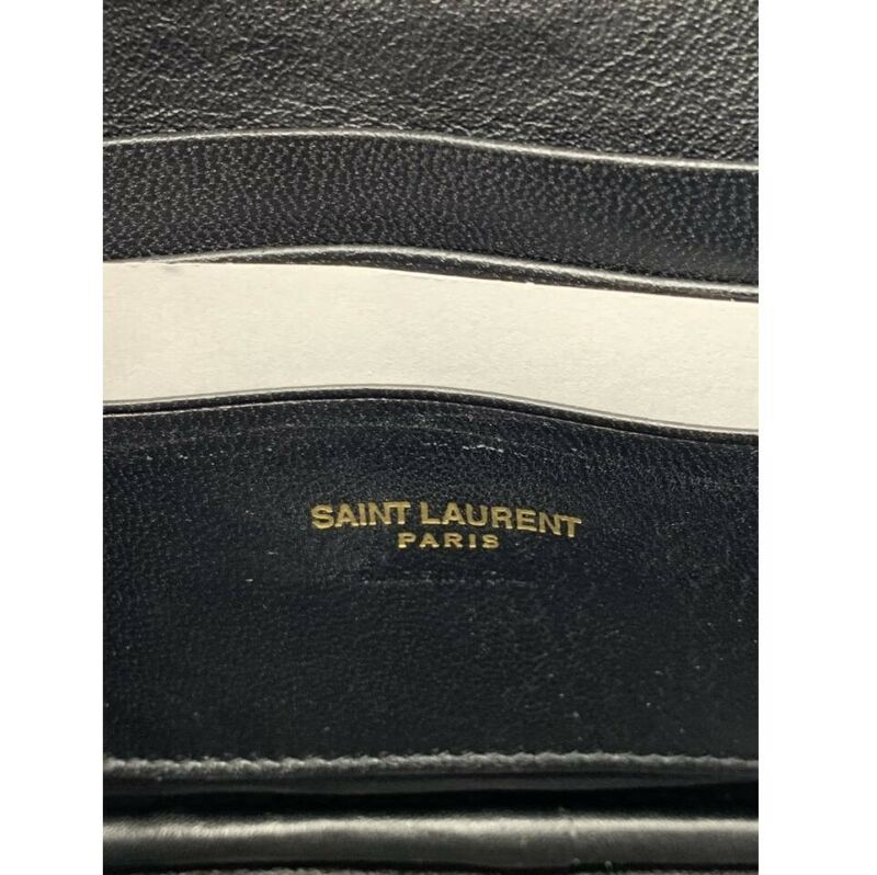 Saint Laurent Monogram Ysl Camera Black Leather Cross Body Bag