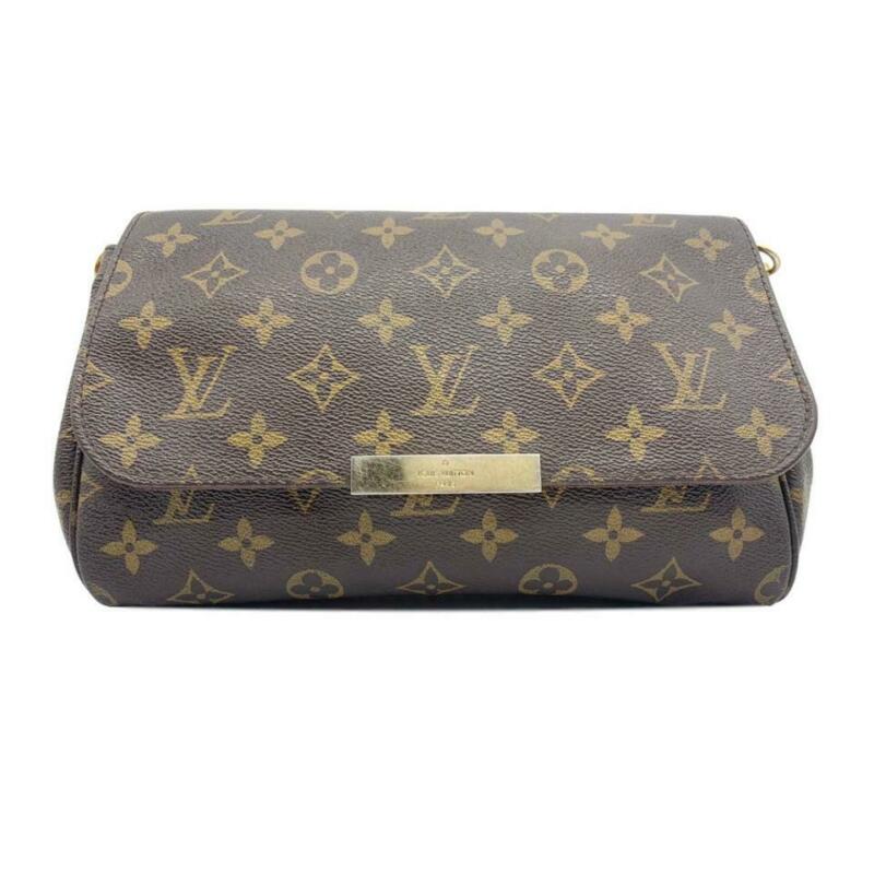 Louis Vuitton Favorite Mm Brown Monogram Canvas Shoulder Bag