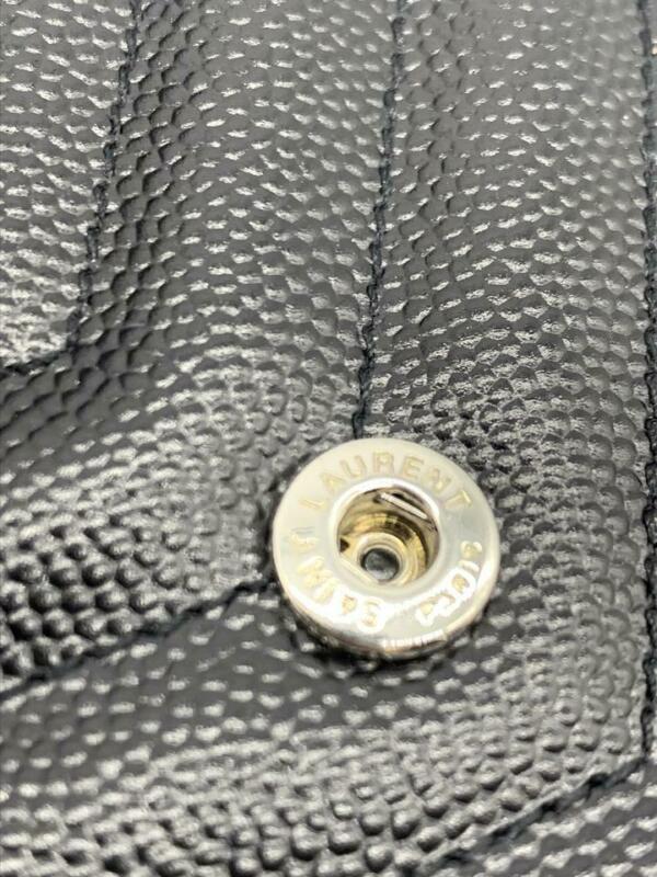 Saint Laurent Chain Wallet Envelope Woc Monogram Black Leather Cross Body Bag