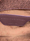 Stella McCartney Falabella Shaggy Deer Metallic Purple Faux Leather Shoulder Bag