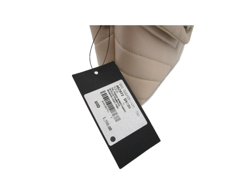 Saint Laurent Monogram Loulou Toy Light Pink Leather Cross Body Bag