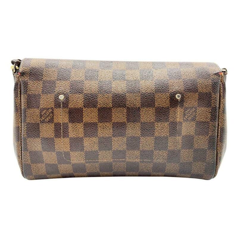 Louis Vuitton Favorite Mm Brown Damier Ébène Canvas Cross Body Bag