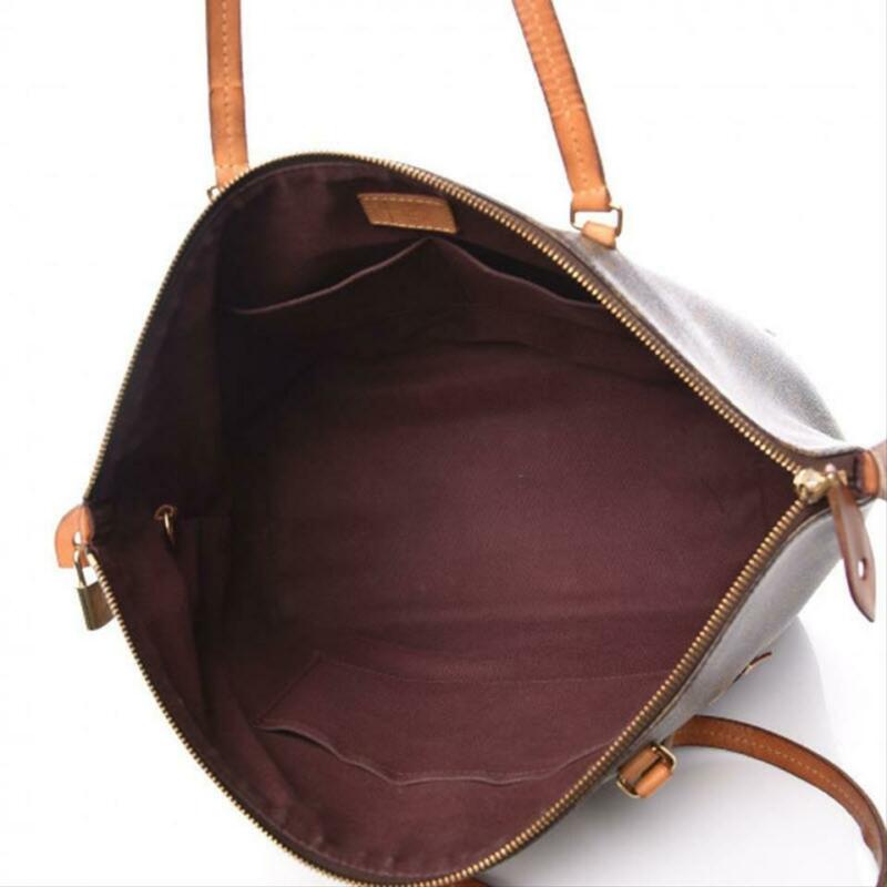 Louis Vuitton Iena Mm Brown Monogram Canvas Tote