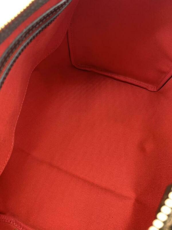 Louis Vuitton Speedy 30 Damier Ebene Brown Coated Canvas Satchel