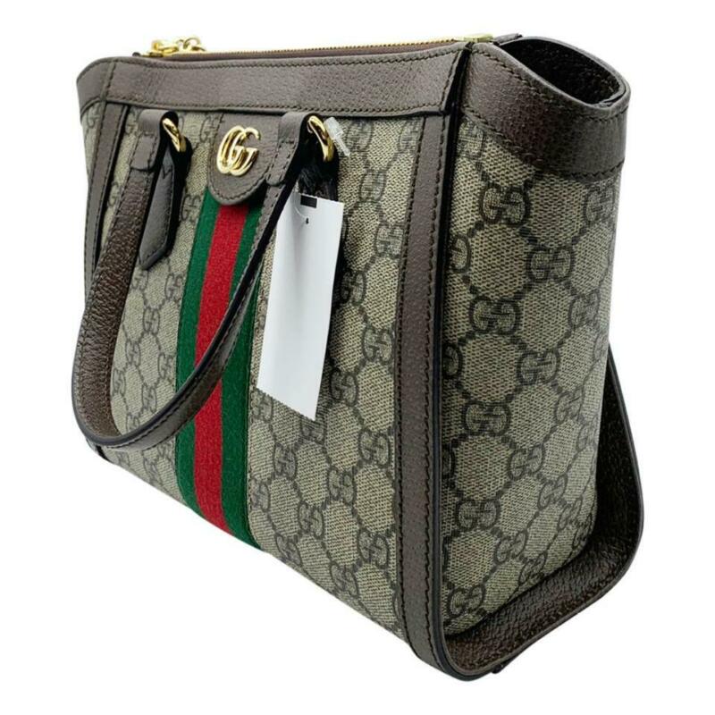 Gucci Bag Ophidia Small Brown Gg Supreme Canvas Tote