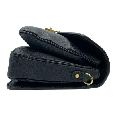 Louis Vuitton Pochette Metis Black Monogram Empreinte Leather Shoulder Bag