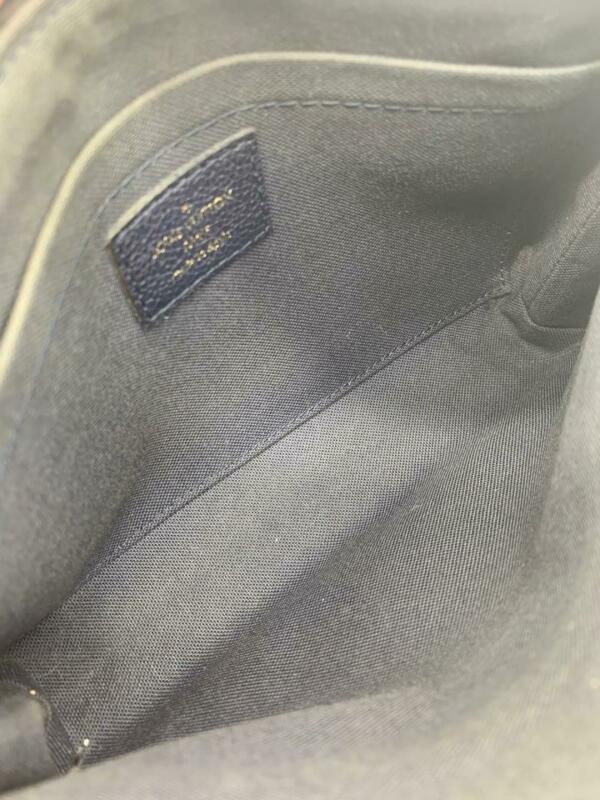 Louis Vuitton Pallas Clutch Marine Chain Brown Monogram Canvas Cross Body Bag