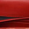 Saint Laurent Chain Wallet Small Monogram Matelasse Red Leather Cross Body Bag