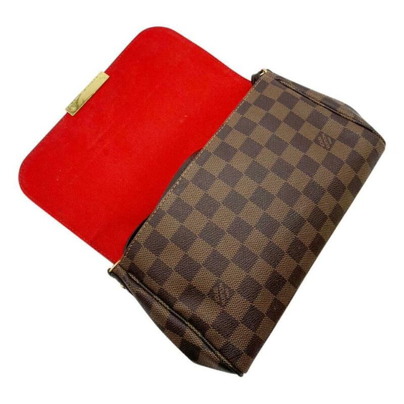Louis Vuitton Favorite Mm 2017 Brown Damier Ébène Canvas Cross Body Bag