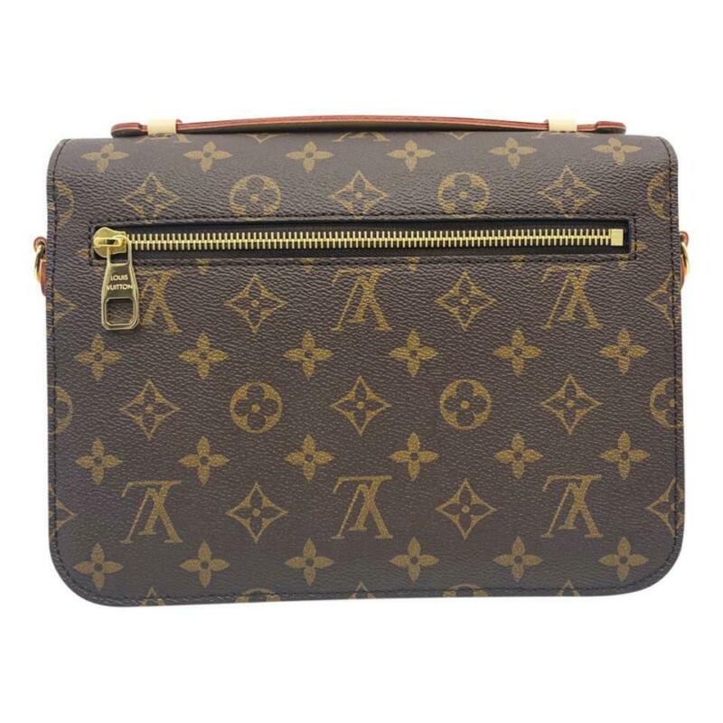 Louis Vuitton Pochette Metis Brown Monogram Canvas Shoulder Bag