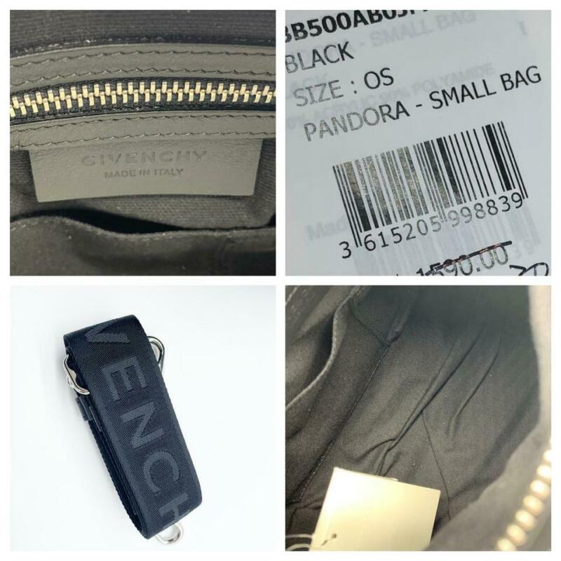 Givenchy Small Pandora Satchel Black Nylon Cross Body Bag