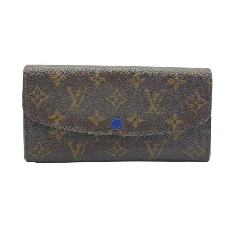 Louis Vuitton Blue Emilie Monogram Wallet