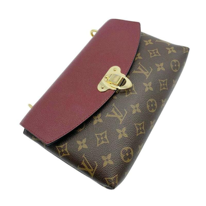 Louis Vuitton Saint Placide Chain Aurore 2018 Red Monogram Canvas Cross Body Bag