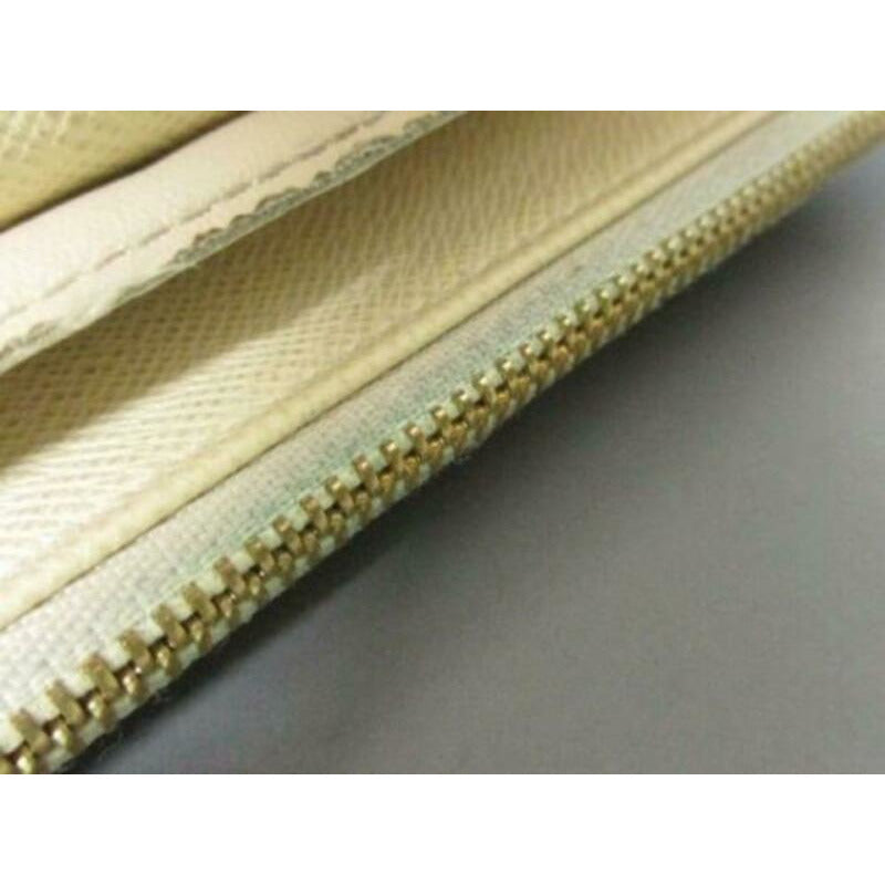 Louis Vuitton White Emilie Damier Azur Wallet