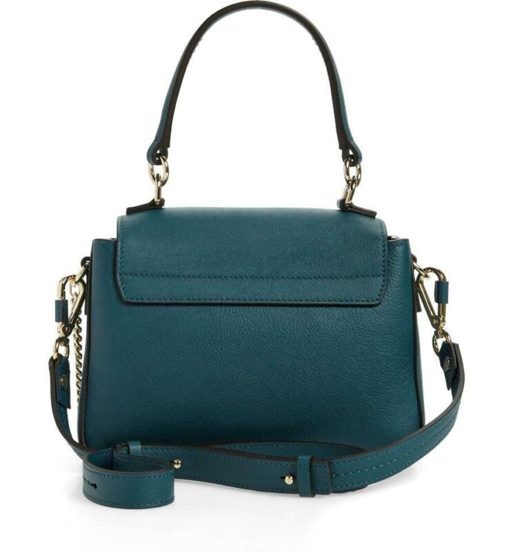 Chloé Crossbody Faye Mini Day Navy Ink Blue Leather Shoulder Bag