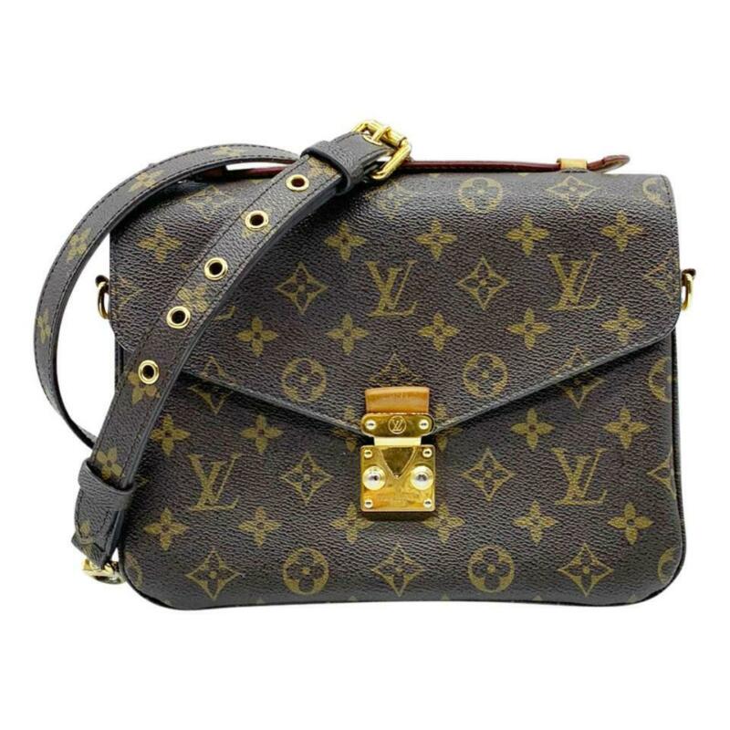 Louis Vuitton Crossbody Pochette Metis Brown Monogram Canvas Shoulder Bag