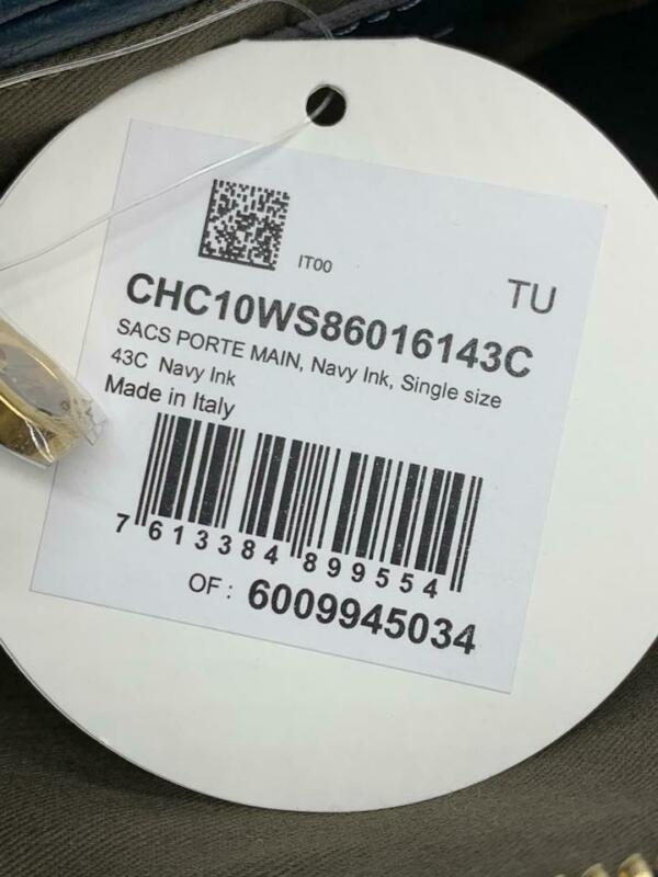 Chloé Marcie Medium Satchel Blue Leather Shoulder Bag