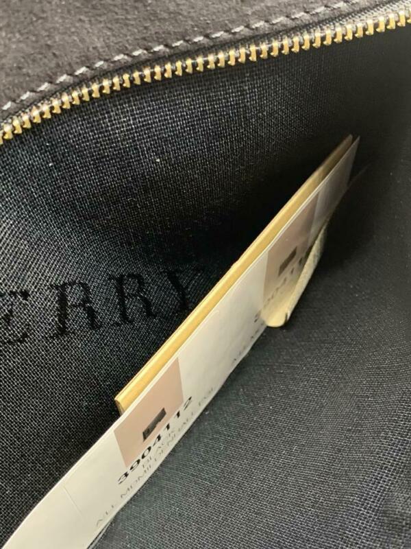 Burberry Crossbody Medium Mildenhall Signature Grain Convertible Black Leather