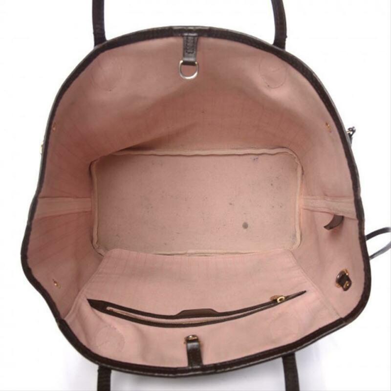 Louis Vuitton Neverfull Neo Mm Rose Ballerine Pink Brown Damier Ébène Canvas