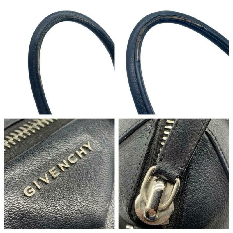 Givenchy Sugar Goatskin Small Antigona Black Leather Shoulder Bag