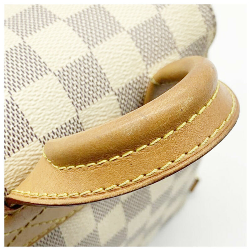 Louis Vuitton Sperone Bb White Damier Azur Canvas Backpack