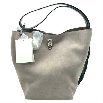 Givenchy Bucket Bag Medium Gv Calfskin Suede Beige Leather Tote