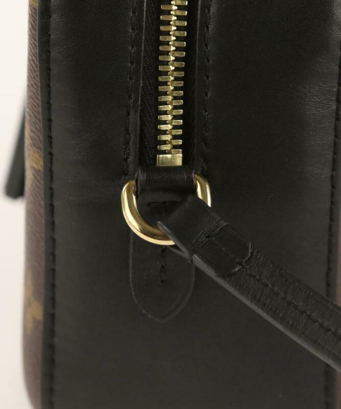 Louis Vuitton Saintonge Black Monogram Canvas Shoulder Bag