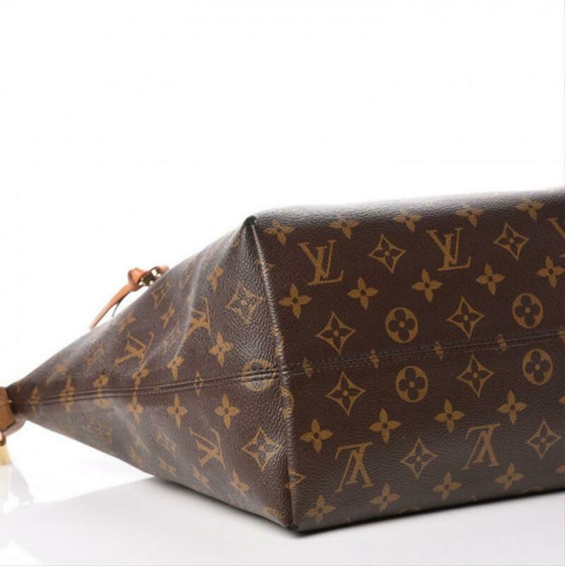 Louis Vuitton Iena Mm Brown Monogram Canvas Tote