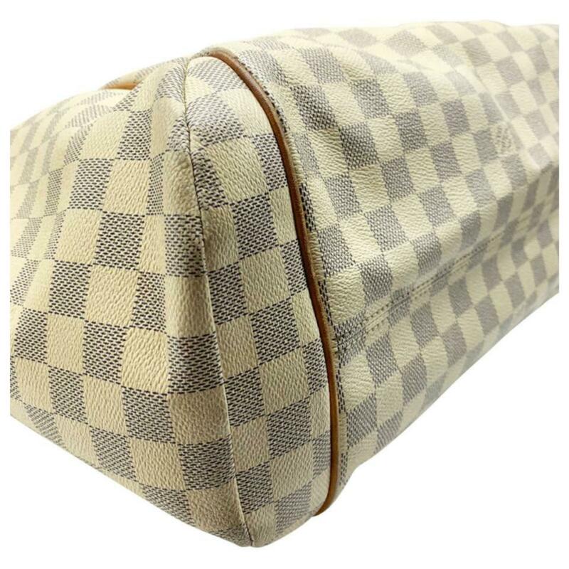 Louis Vuitton Totally Gm White Damier Azur Canvas Tote