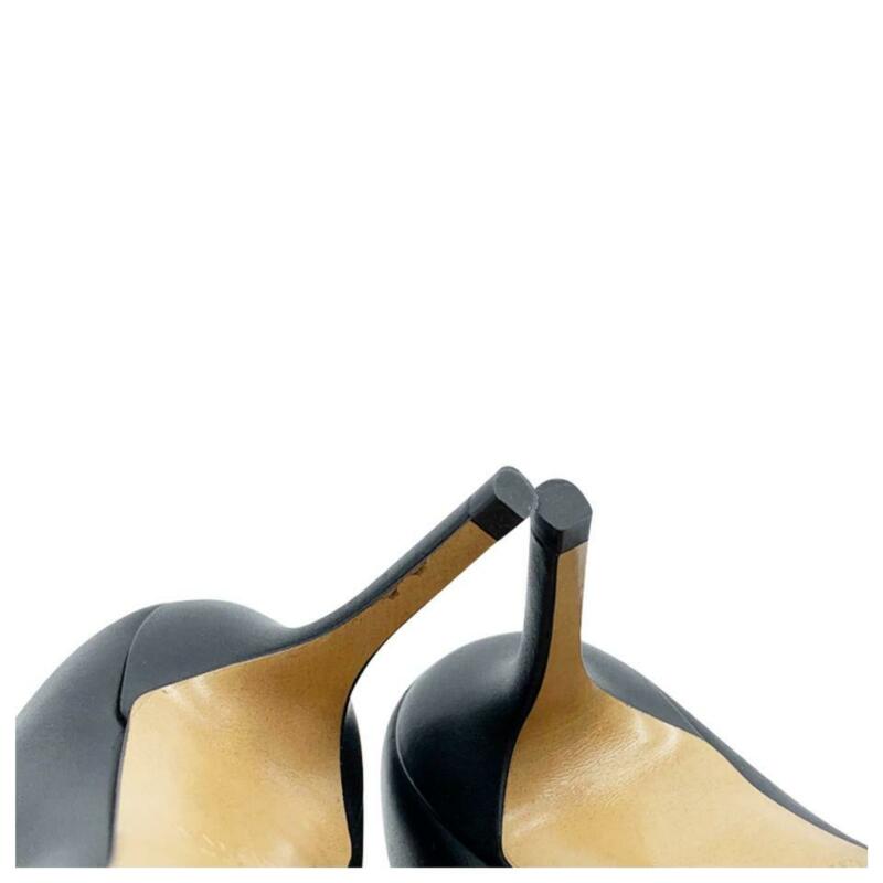 Valentino Black Rouge Bond 37.5 Pumps Size US