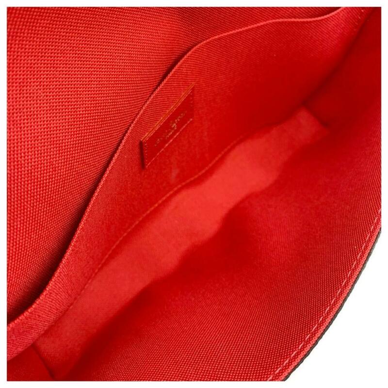 Louis Vuitton Pochette Felicie Chain Wallet Brown Damier Ébène Canvas Shoulder