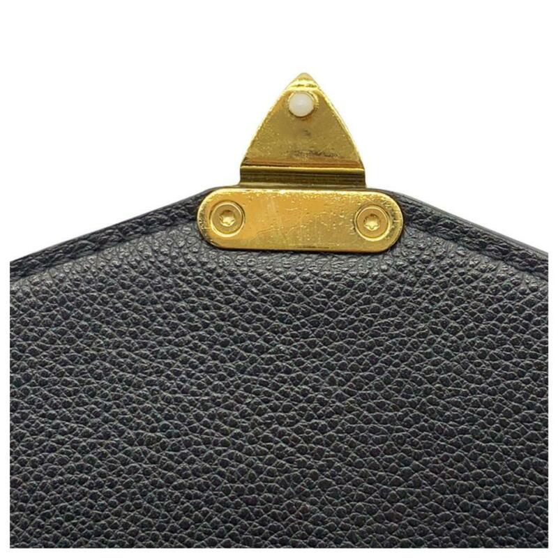 LV Monogram Empreinte Leather Pochette Metis Black / Beige (NFC)_