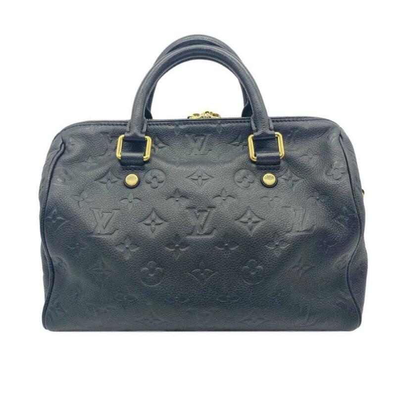 Louis Vuitton Speedy Bandouliere 25 Infini Blue Monogram Empreinte Leather