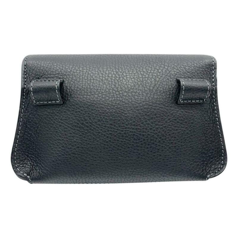 Chloé Belt Marcie Convertible Black Leather Messenger Bag