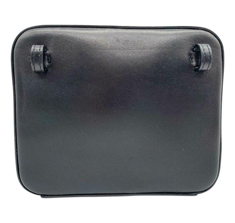 Saint Laurent Belt Vicky Quilted Black Leather Messenger Bag