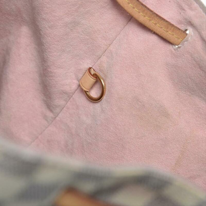 Louis Vuitton Sperone Rose Ballerine White Damier Azur Canvas Backpack