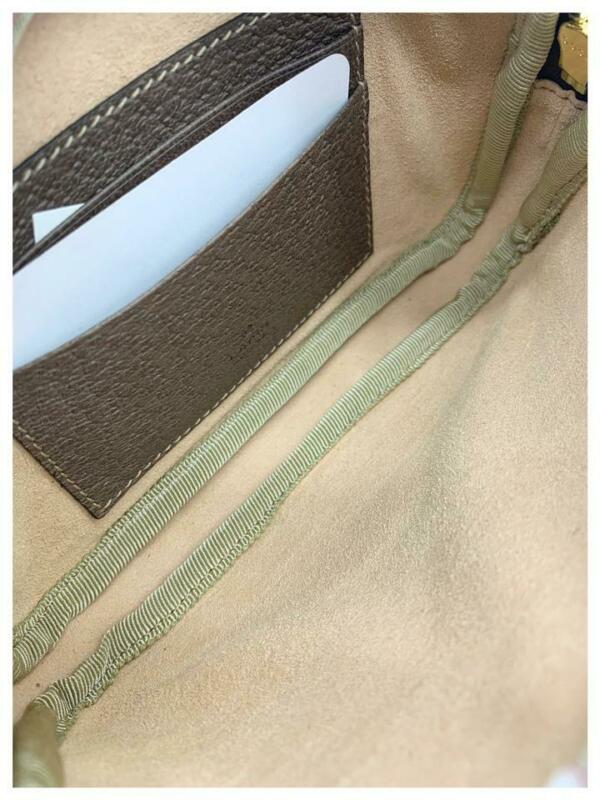 Gucci Ophidia Belt Brown Gg Supreme Canvas Cross Body Bag