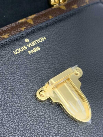 Louis Vuitton Victoire Noir Chain 2019 Black Monogram Canvas and Calfskin