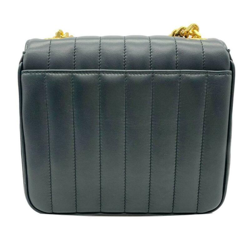 Saint Laurent Shoulder Vicky Medium Monogram Matelasse Algae (Dark Green)