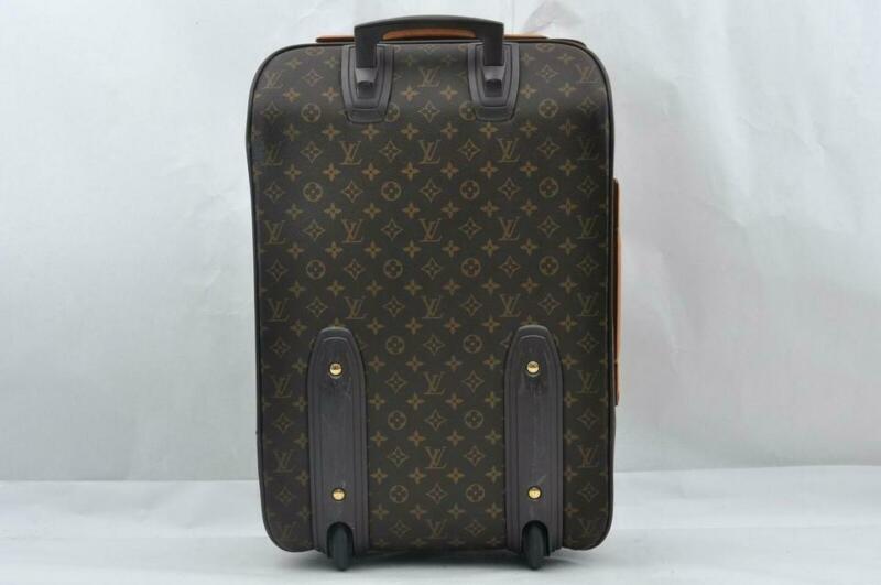 Louis Vuitton Pegase 55 Carry On Suitcase Brown Monogram Canvas Weekend/Travel