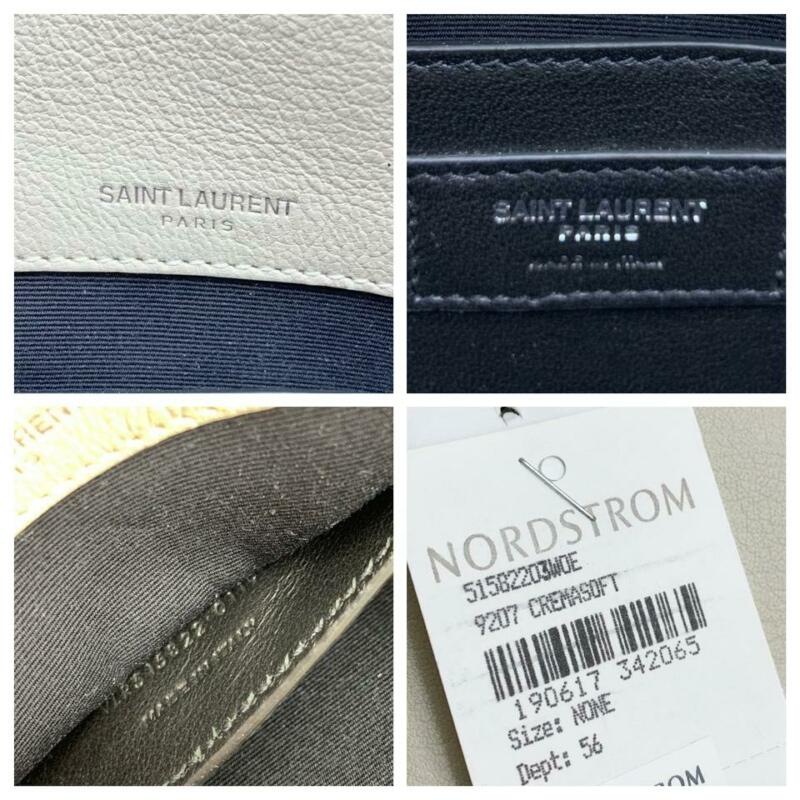 Saint Laurent Sunset Small Cremasoft Leather Shoulder Bag