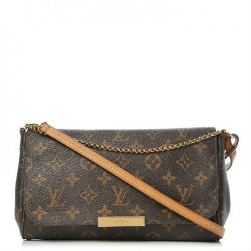 Louis Vuitton Favorite Mm Brown Monogram Canvas Cross Body Bag