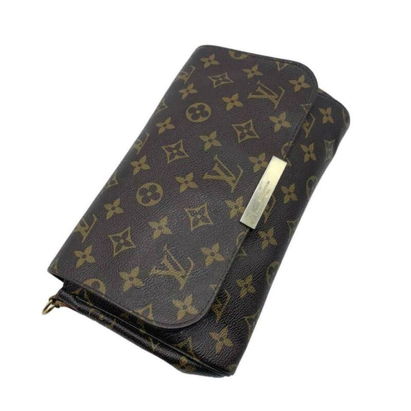 Louis Vuitton Favorite Mm Brown Monogram Canvas Shoulder Bag