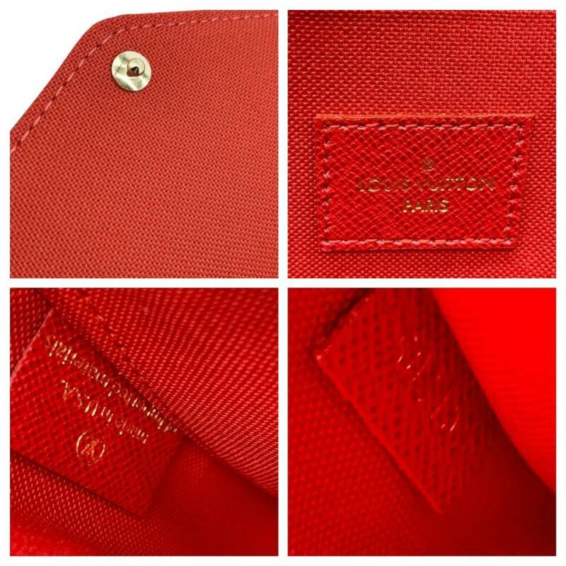 Louis Vuitton Pochette Felicie Chain Wallet Brown Damier Ébène Canvas Shoulder